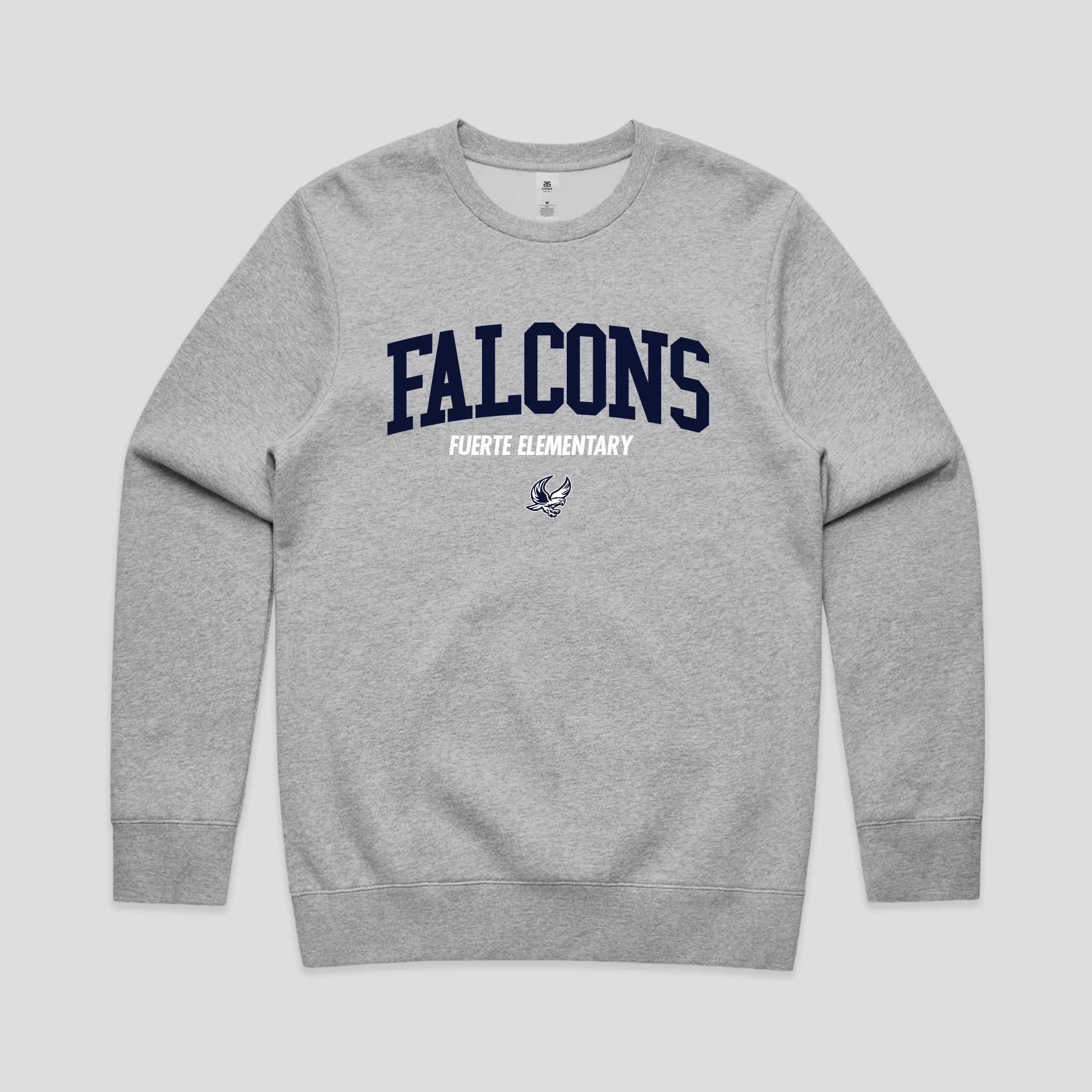 Falcons Crewneck Gray – fuerte-elementary