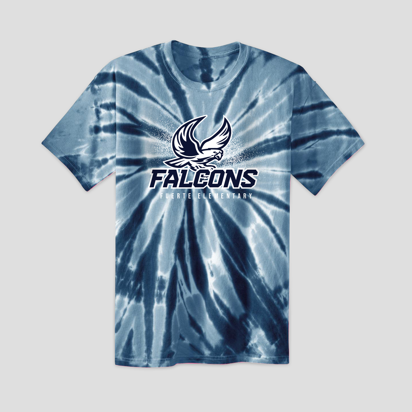 navy tie dye t shirt