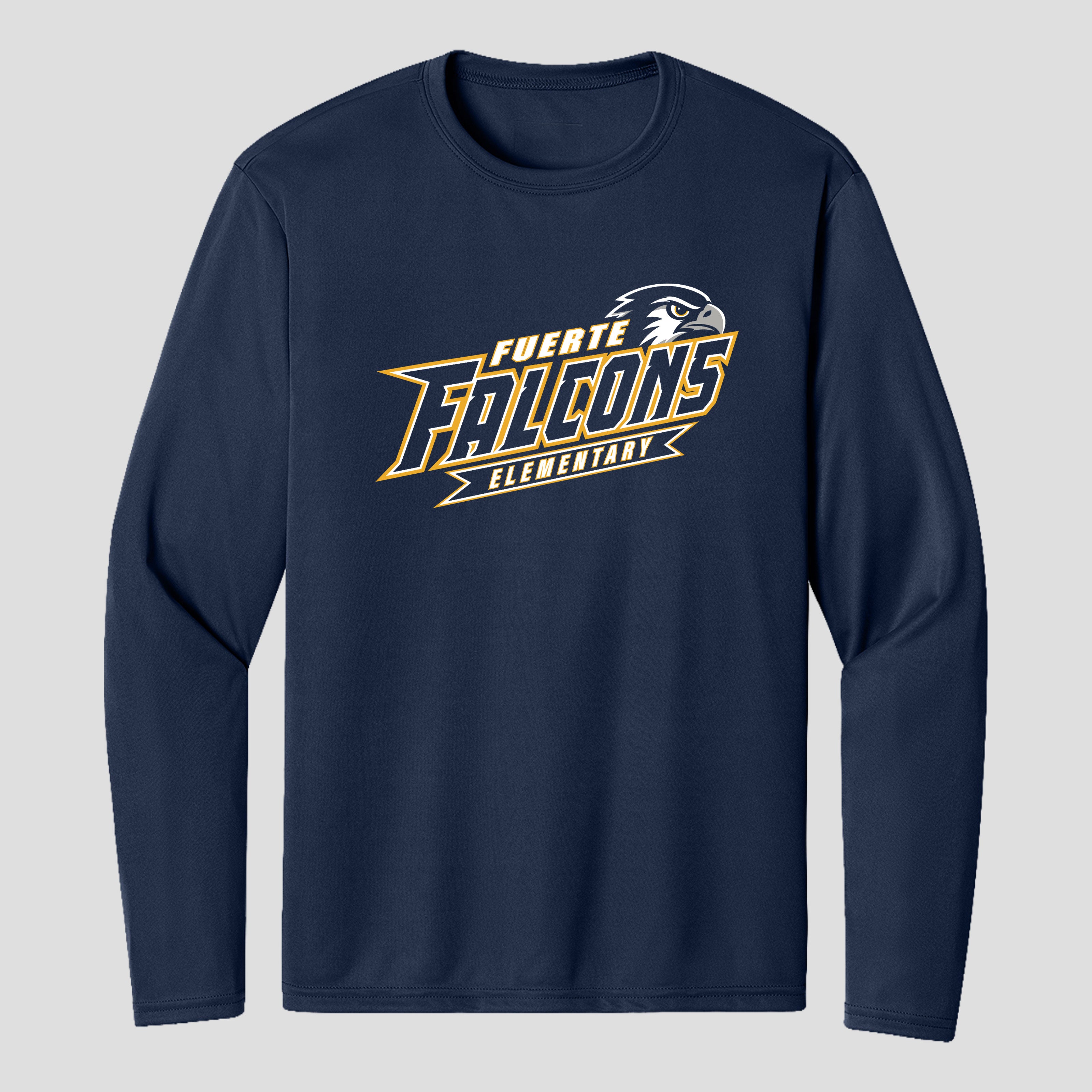 Fuerte Falcon Banner Long Sleeve Competitor Tee